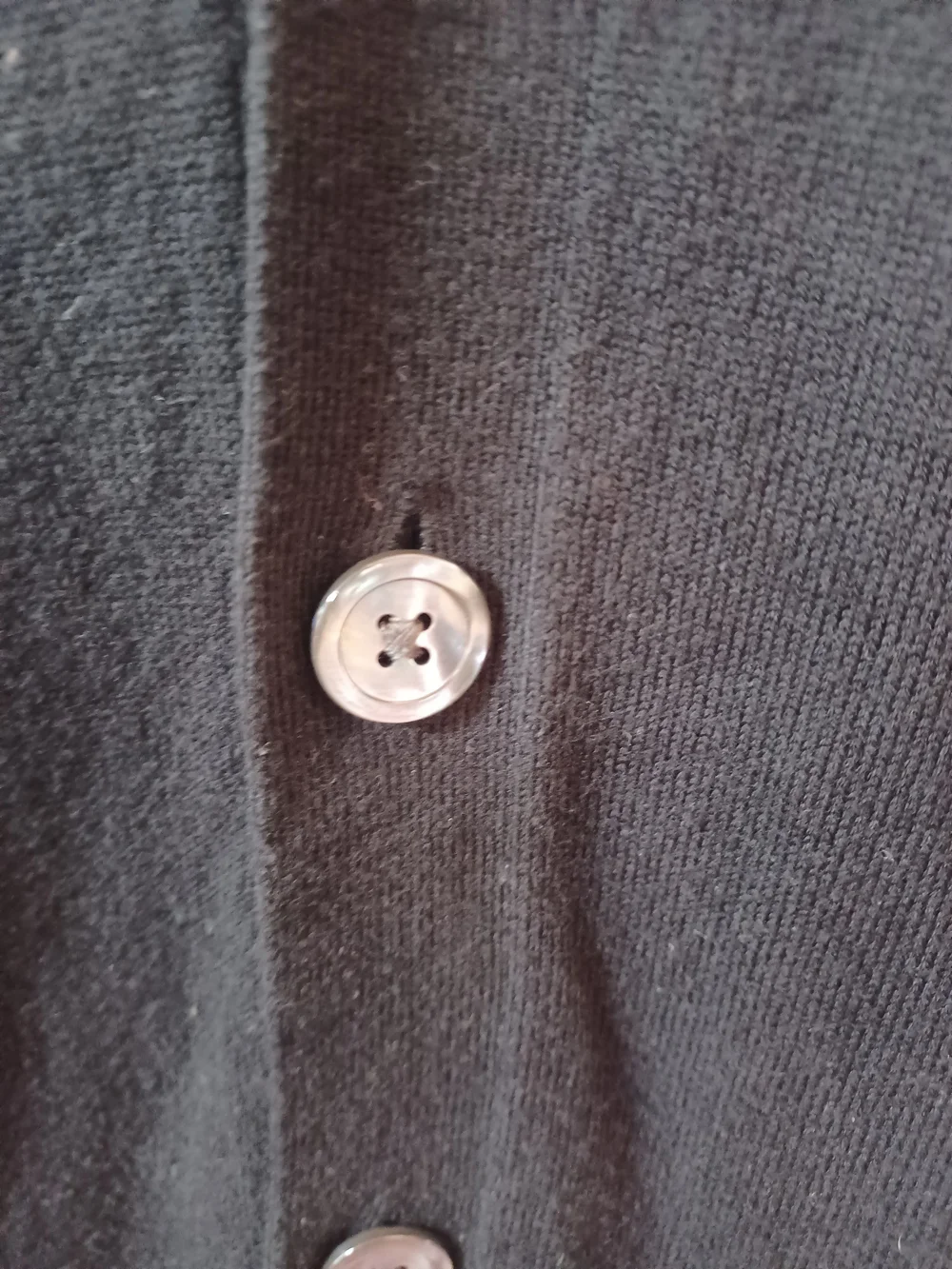 Polo Ralph Lauren Men's Black Pima Cotton V-Neck Cardigan Sweater Size XL